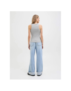 Débardeur côtelé forest light gris femme - Jjxx