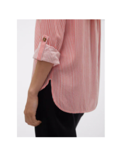 Chemise rayée bumpy rose femme - Vero Moda