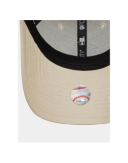 Casquette 9forty NY yankees team outline beige adulte - New Era