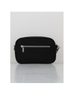Sac bandoulière tissu logo noir femme - Project X Paris