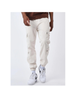 Pantalon cargo logo signature écru homme - Project X Paris