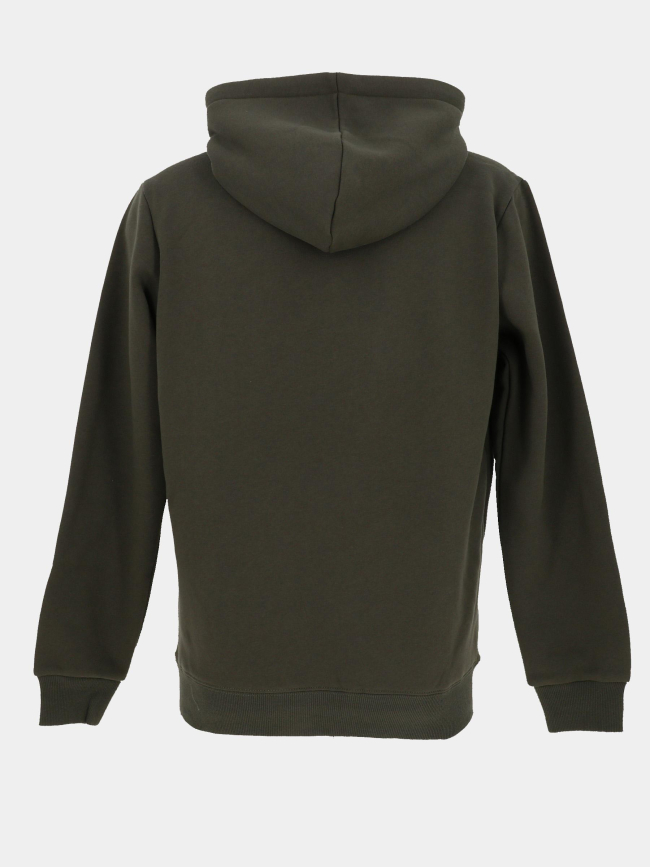 Sweat à capuche logo brodé kaki homme - Project X Paris