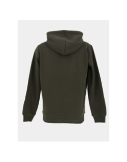 Sweat à capuche logo brodé kaki homme - Project X Paris