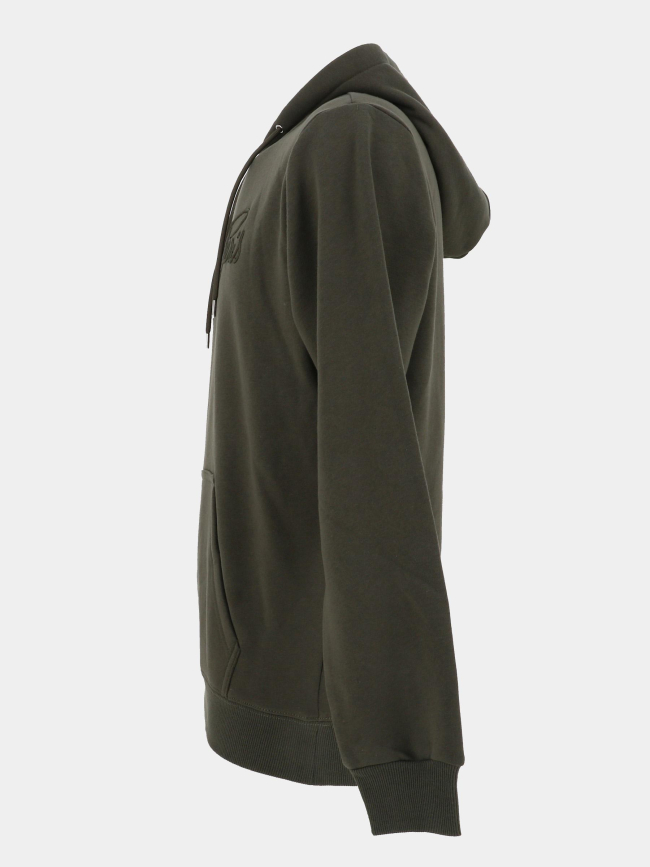 Sweat à capuche logo brodé kaki homme - Project X Paris