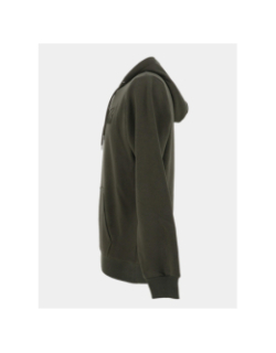 Sweat à capuche logo brodé kaki homme - Project X Paris