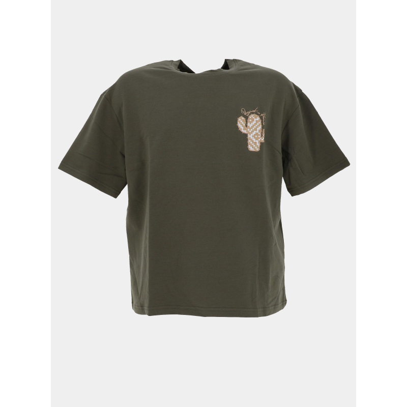 T-shirt logo cactus kaki homme - Project X Paris