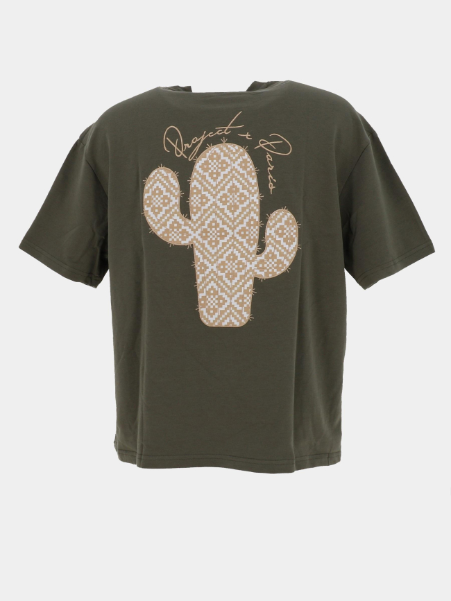 T-shirt logo cactus kaki homme - Project X Paris