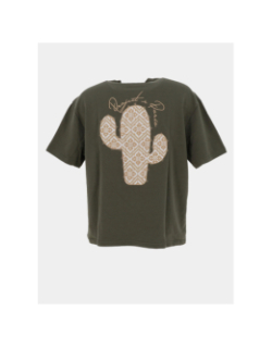 T-shirt logo cactus kaki homme - Project X Paris