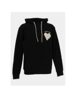 Sweat à capuche cœur noir homme - Project X Paris