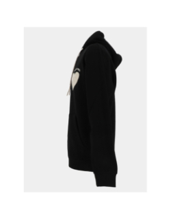 Sweat à capuche cœur noir homme - Project X Paris