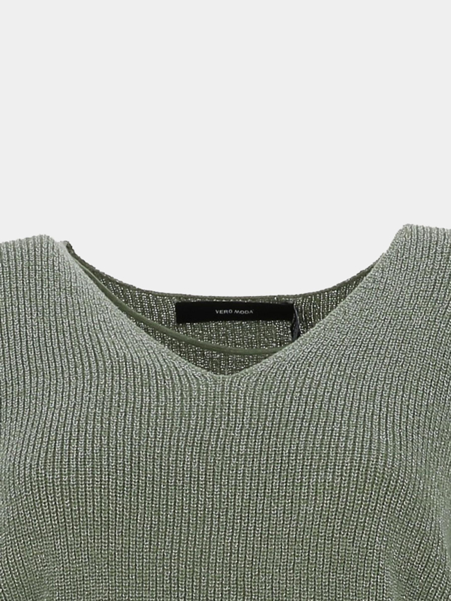 Pull pailleté newlexsun shine vert femme - Vero Moda