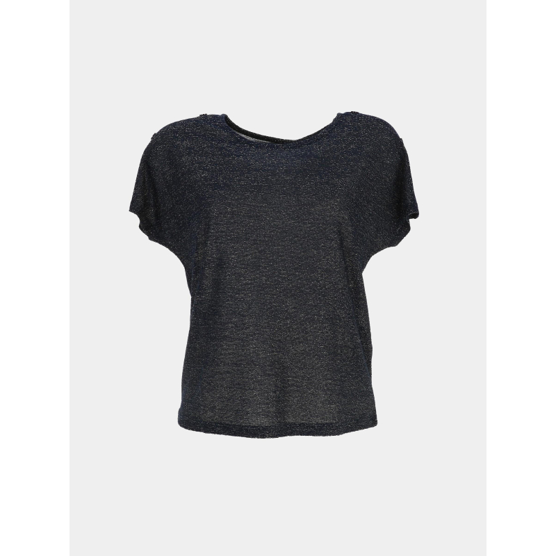 T-shirt pailleté brook bleu marine femme - Vero Moda