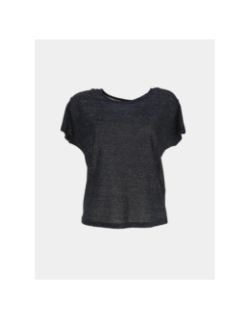 T-shirt pailleté brook bleu marine femme - Vero Moda