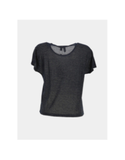 T-shirt pailleté brook bleu marine femme - Vero Moda