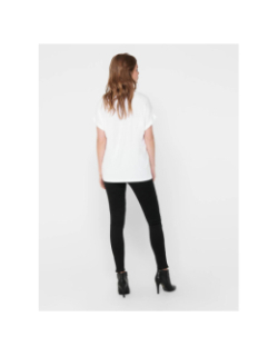T-shirt moster blanc femme - Only