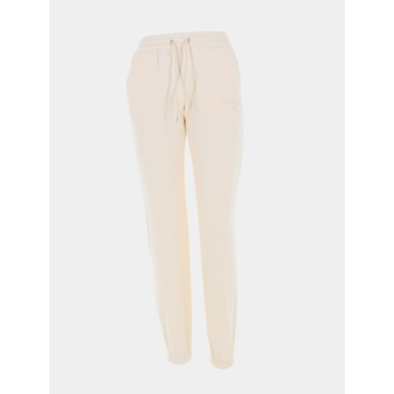 Bas de jogging logo brodé écru femme - Project X Paris