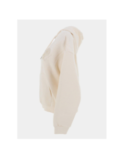 Sweat à capuche all over cœur beige femme - Project X Paris