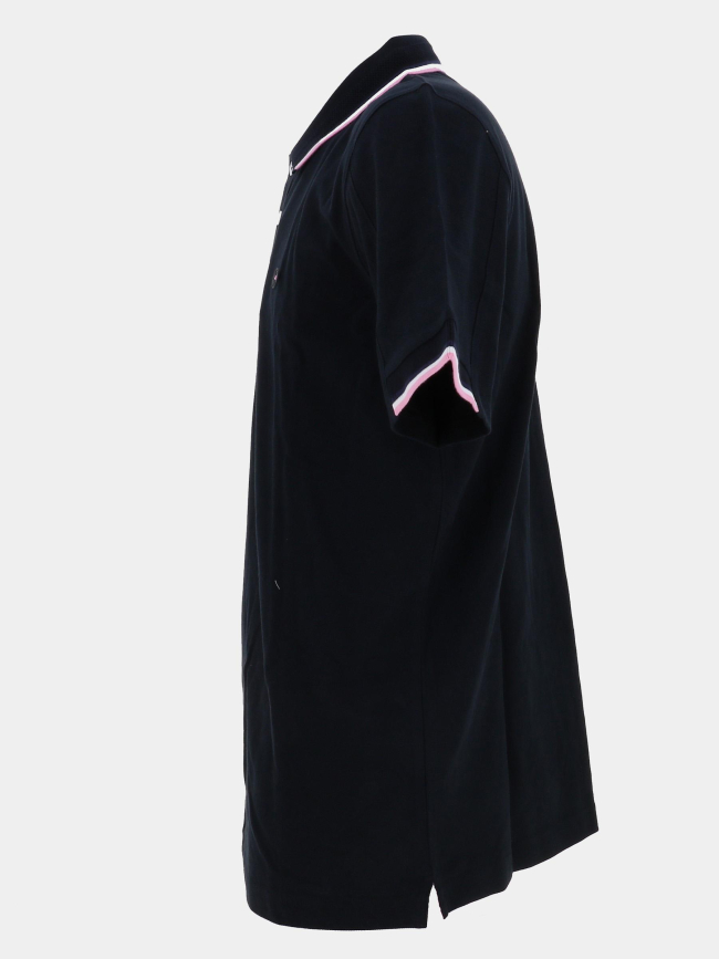 Polo à manches courtes parenthèse ovale bleu marine homme - Eden Park