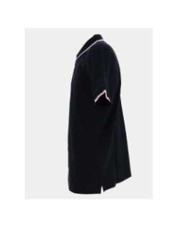 Polo à manches courtes parenthèse ovale bleu marine homme - Eden Park