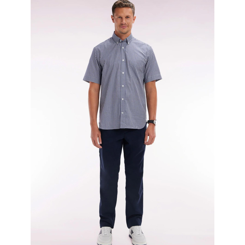 Pantalon chino coupe droite bleu marine homme - Eden Park