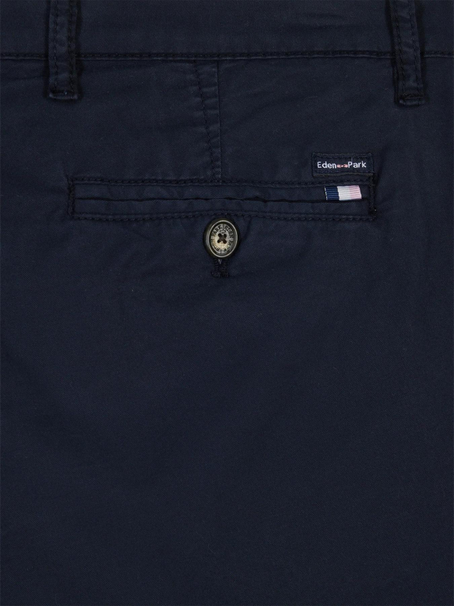 Pantalon chino coupe droite bleu marine homme - Eden Park