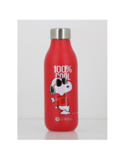 Bouteille isotherme 2.0 snoopy be cool rouge - Les Artistes