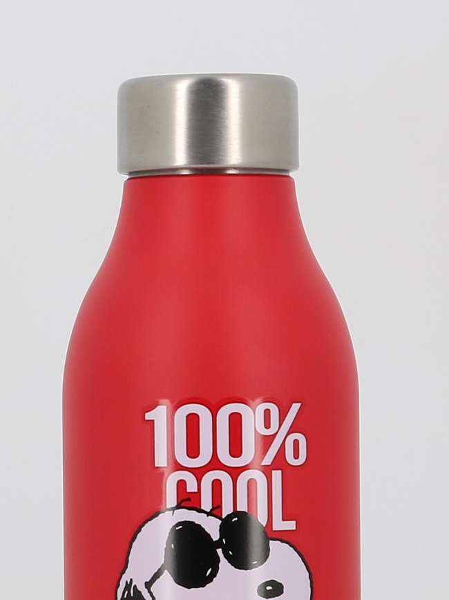 Bouteille isotherme 2.0 snoopy be cool rouge - Les Artistes