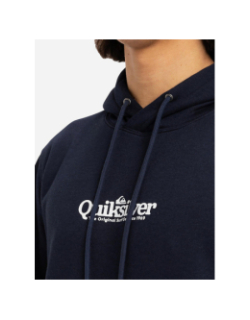 Sweat à capuche fineline bleu marine homme - Quiksilver