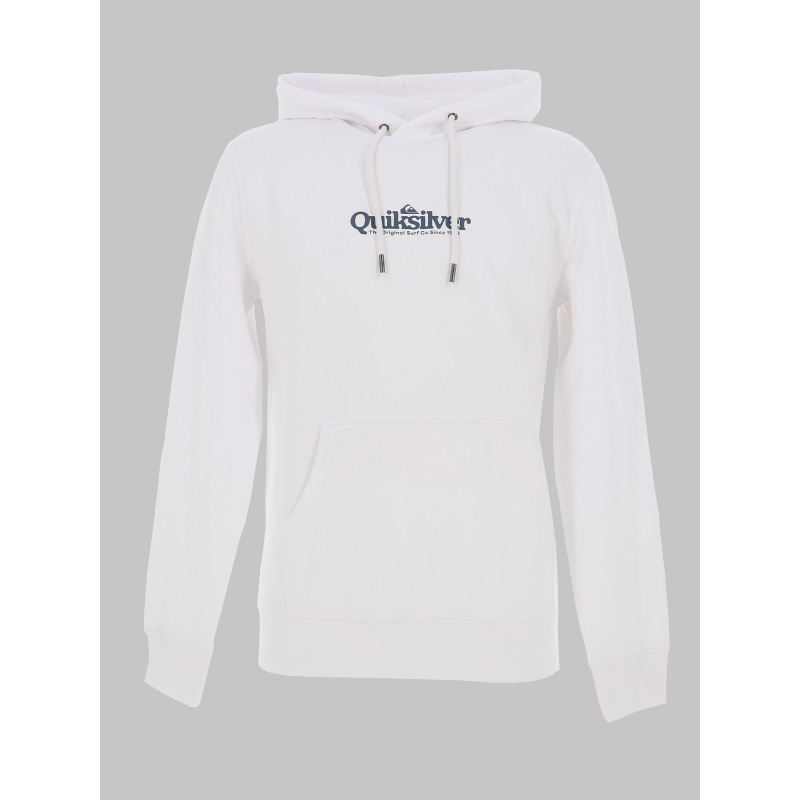 Sweat à capuche fineline blanc homme - Quiksilver