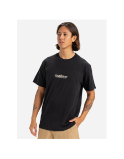 T-shirt à manches courtes fineline noir homme - Quiksilver