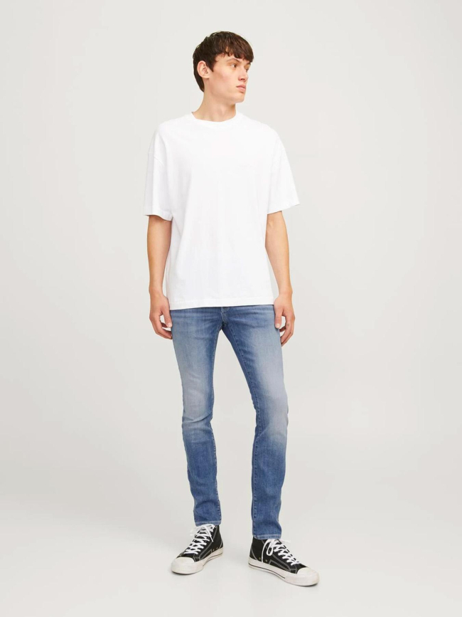 Jean slim jjiglenn jjfox 489 bleu homme - Jack & Jones
