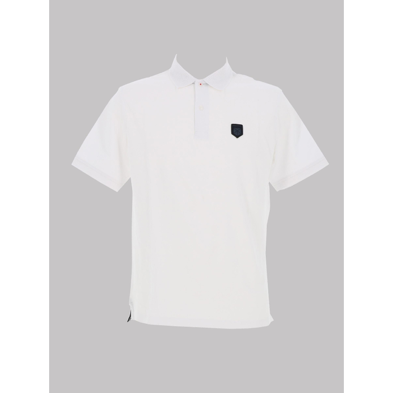 Polo uni blurise blanc homme - Jack & Jones