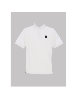 Polo uni blurise blanc homme - Jack & Jones