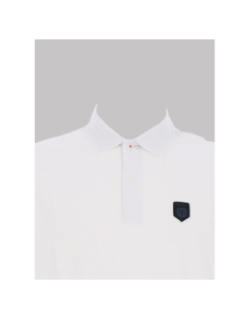 Polo uni blurise blanc homme - Jack & Jones