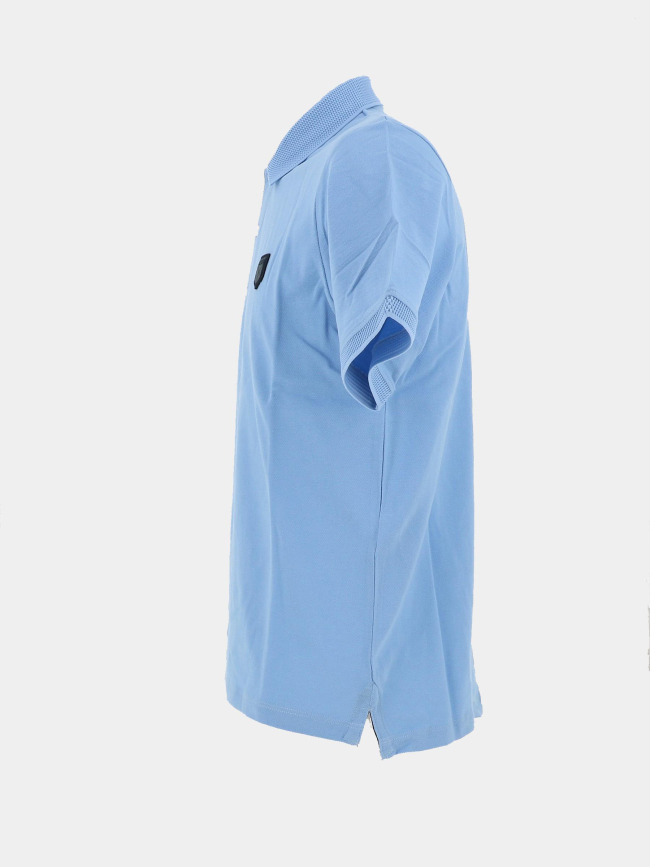 Polo uni blurise bleu homme - Jack & Jones