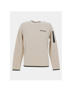 Sweat à col rond jcofusion beige homme - Jack & Jones