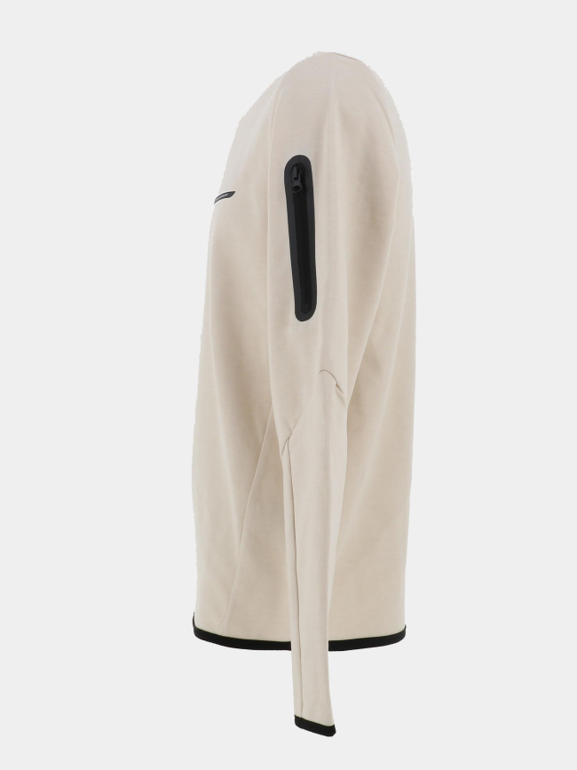 Sweat à col rond jcofusion beige homme - Jack & Jones