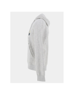 Sweat à capuche frederiksberg box gris chiné homme - Jack & Jones