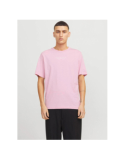 T-shirt à manches courtes archie rose homme - Jack & Jones