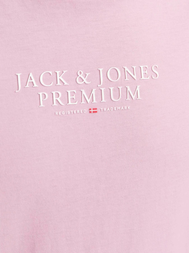 T-shirt à manches courtes archie rose homme - Jack & Jones