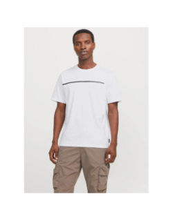 T-shirt fusion full branding blanc homme - Jack & Jones