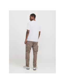 T-shirt fusion full branding blanc homme - Jack & Jones