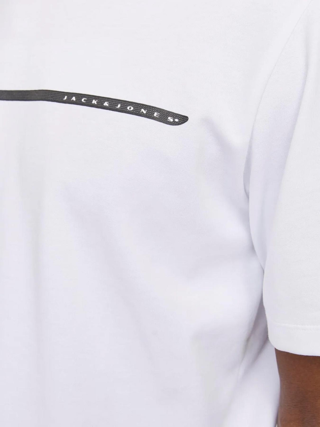 T-shirt fusion full branding blanc homme - Jack & Jones