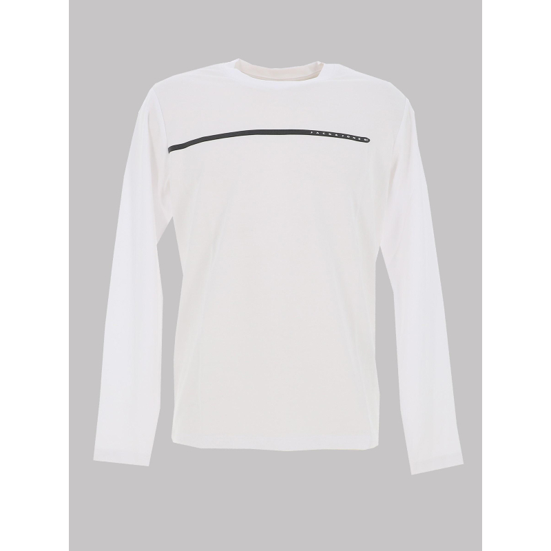 T-shirt fusion full branding blanc homme - Jack & Jones