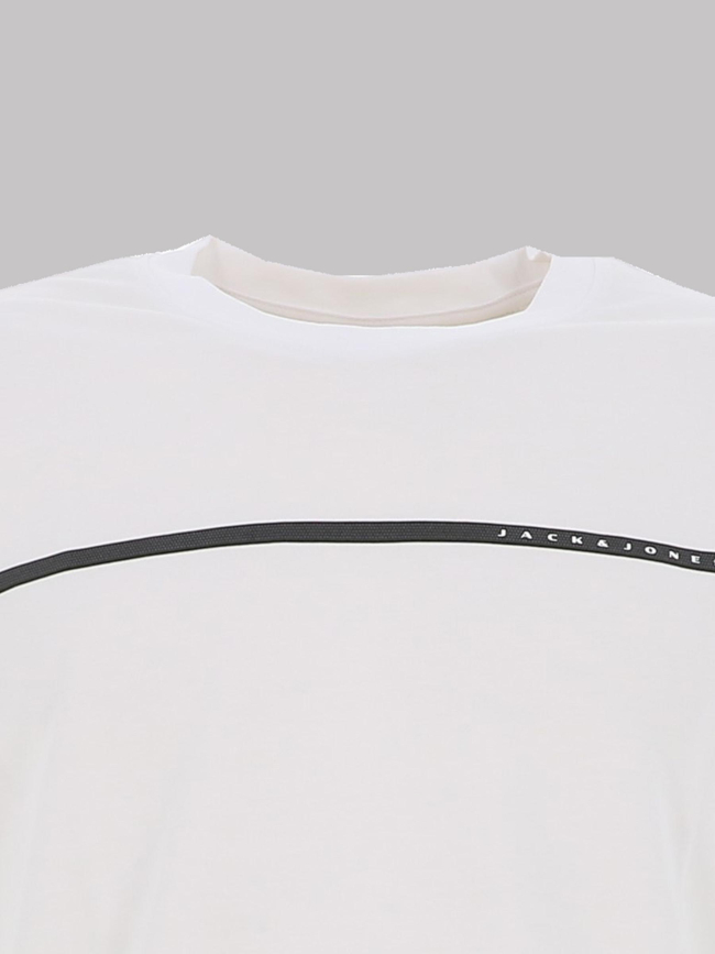 T-shirt fusion full branding blanc homme - Jack & Jones