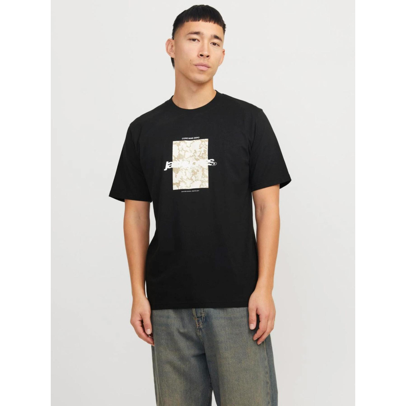 T-shirt tarmac camo noir homme - Jack & Jones