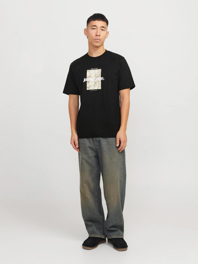 T-shirt tarmac camo noir homme - Jack & Jones