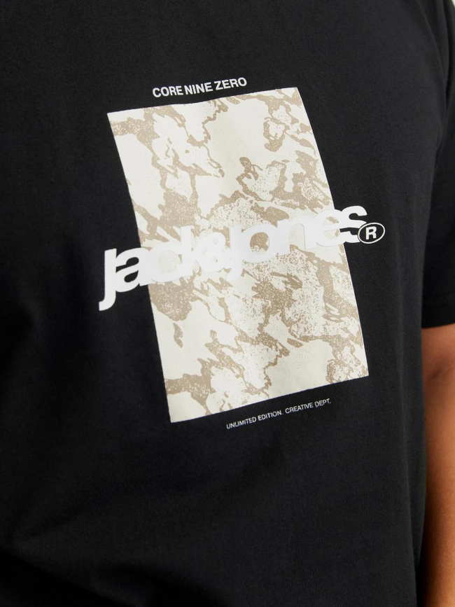 T-shirt tarmac camo noir homme - Jack & Jones