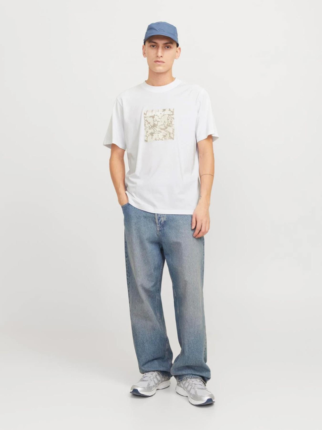 T-shirt tarmac camo blanc homme - Jack & Jones