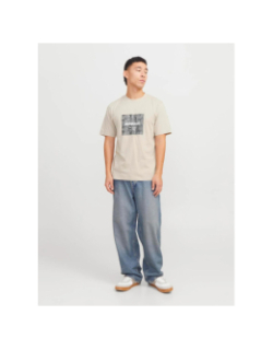T-shirt tarmac camo beige homme - Jack & Jones